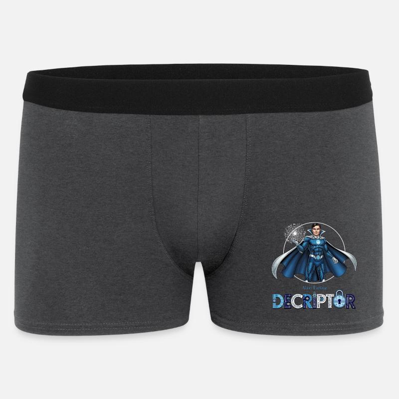 Hero Coder Decryptor - Men's Boxer Shorts - charcoal grey