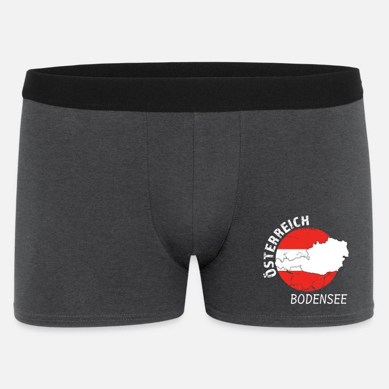Bodensee - Männer Boxer Shorts - Anthrazit