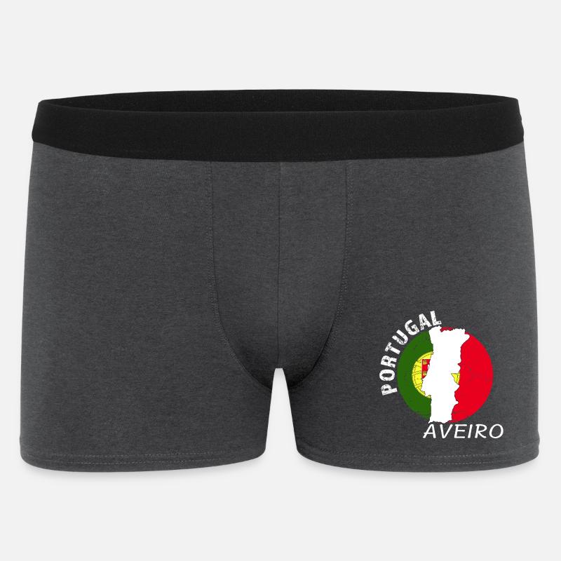 Aveiro - Männer Boxer Shorts - Anthrazit