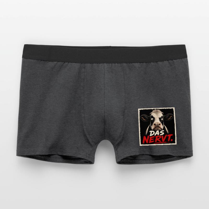 Das nervt - Kuh T-Shirt – Statement oder Geschenk Männer Boxer Shorts