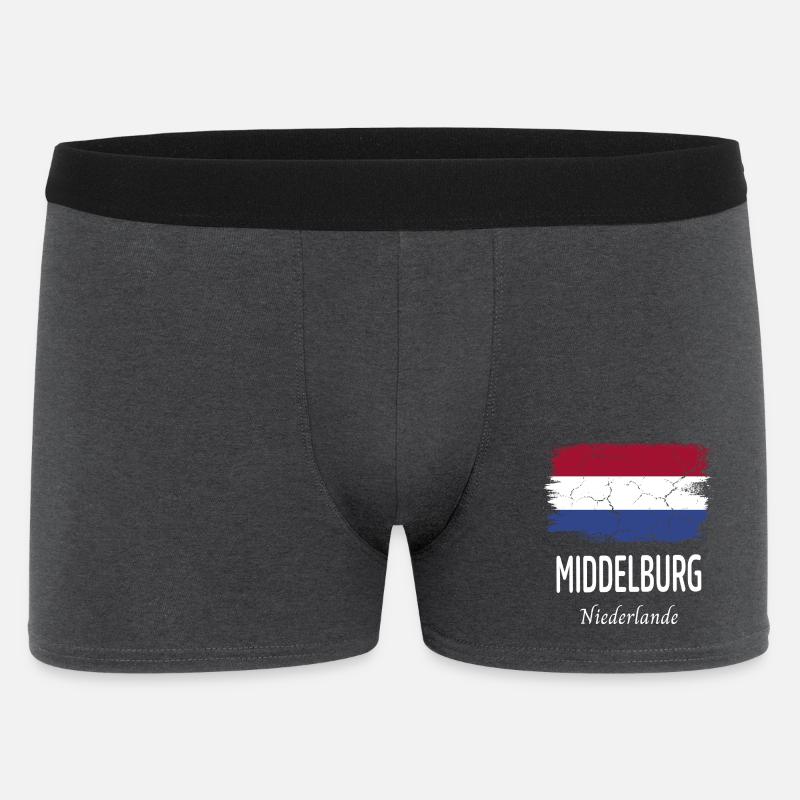 Middelburg - Männer Boxer Shorts - Anthrazit
