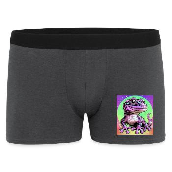 Gecko - Men's Boxer Shorts - charcoal grey - Front