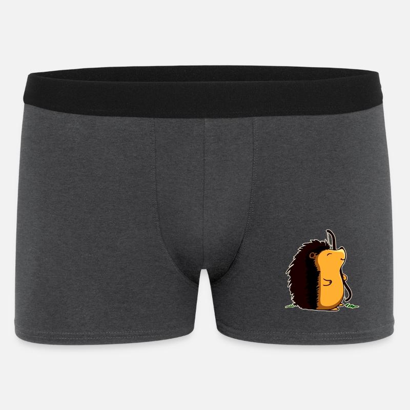 Bogenschützen-Igel - Männer Boxer Shorts - Anthrazit