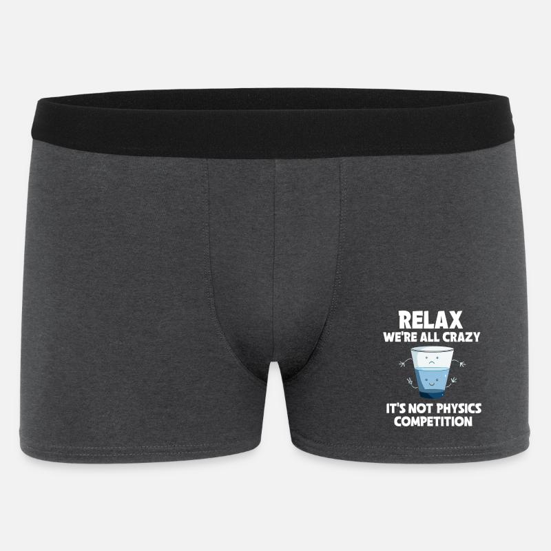 Physik Phyiker Physikstudent Physiklehrer - Männer Boxer Shorts - Anthrazit