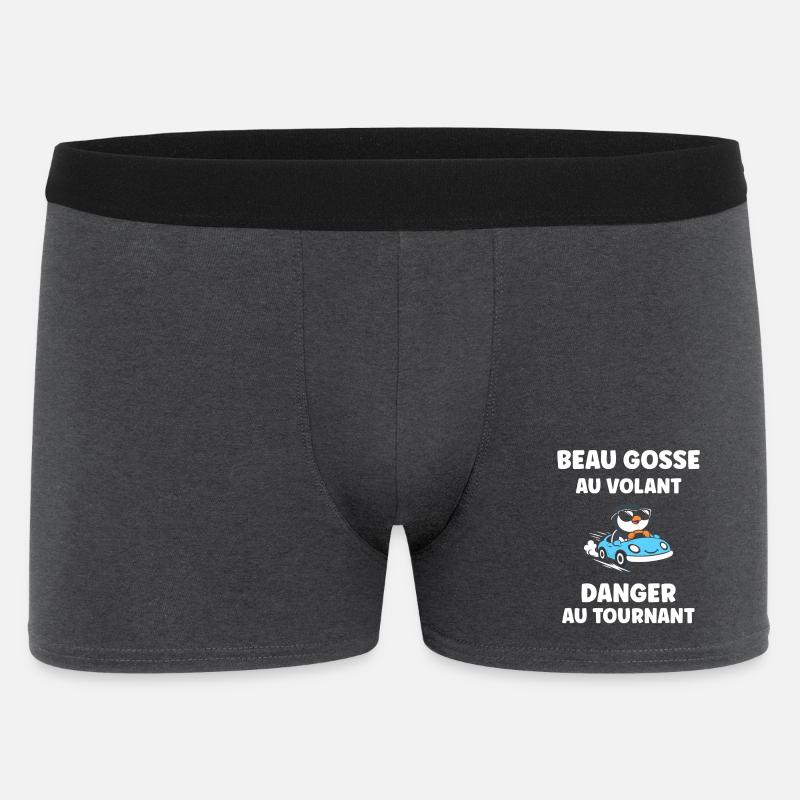 Führerschein-Humor - Männer Boxer Shorts - Anthrazit
