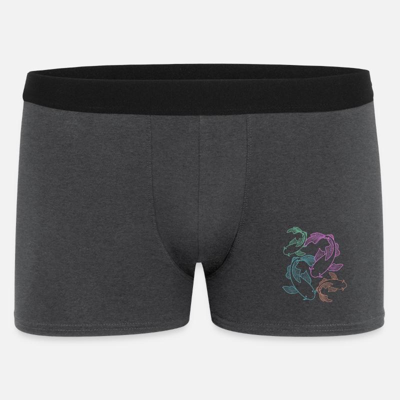 Pesci Koi Koi Carpa Koi Koi Koi Koi Koi Koi - Boxer da uomo - antracite