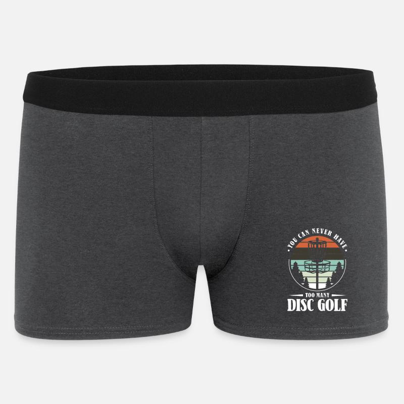 Disc Golf Geschenke Discgolf - Männer Boxer Shorts - Anthrazit