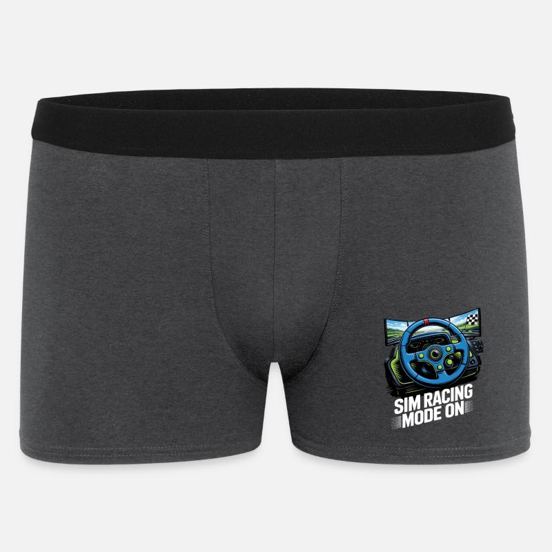 Mod de simulation de course - Boxer Homme - charbon