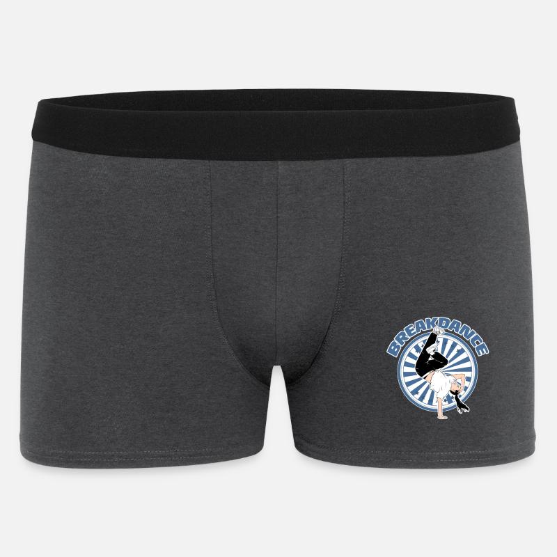 Breakdance  - Männer Boxer Shorts - Anthrazit