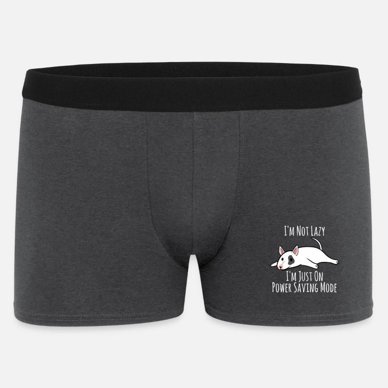 Power Saving Mode Pup - Men's Boxer Shorts - charcoal grey