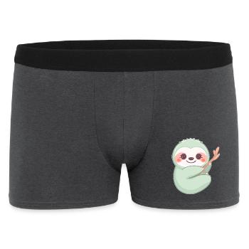 Immer Schön Entspannt - Männer Boxer Shorts - Anthrazit - Vorne