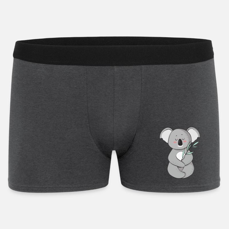 Koala - Männer Boxer Shorts - Anthrazit