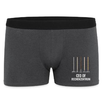 Rechenzentrum Gartenarbeit Landschftsgärtner - Männer Boxer Shorts - Anthrazit - Vorne