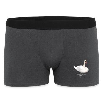 Vergässe was isch gscheh - Männer Boxer Shorts - Anthrazit - Vorne