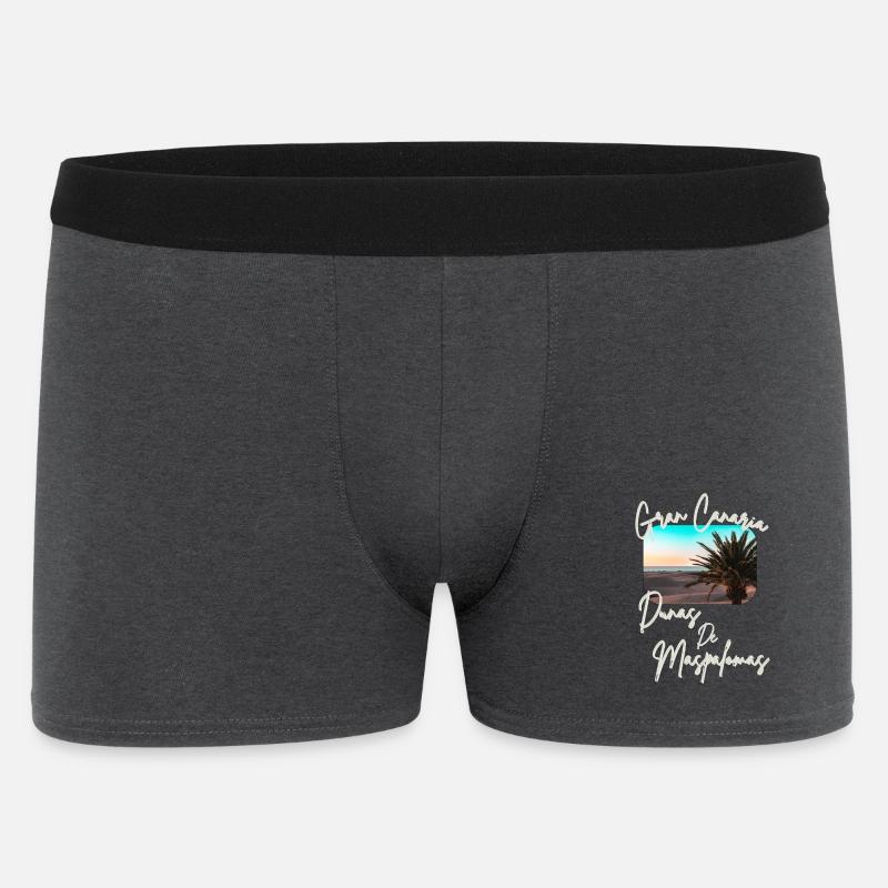 Dunas de Maspalomas – Gran Canaria’s - Männer Boxer Shorts - Anthrazit