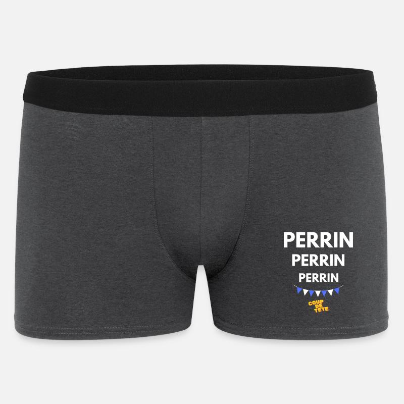 PERRIN, PERRIN, PERRIN - Coup de Tête - Männer Boxer Shorts - Anthrazit