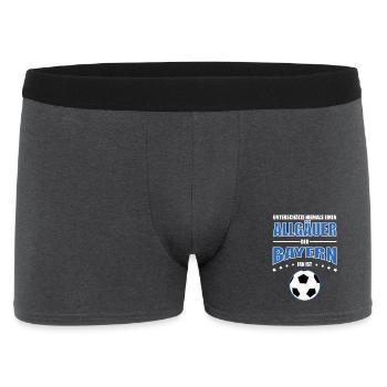 Allgäuer - Supporter de football du Bayern - Boxer Homme - charbon - Devant