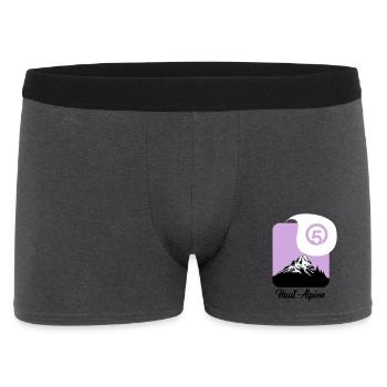 Haut-Alpine 05 Departement der Hautes-Alpes - Männer Boxer Shorts - Anthrazit - Vorne