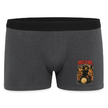 Metal Beater - Männer Boxer Shorts - Anthrazit - Vorne