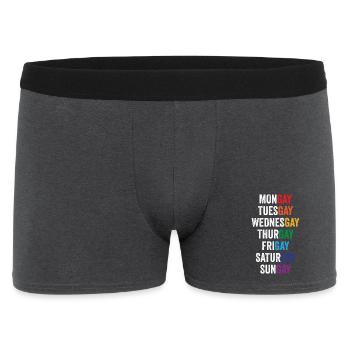 Mois de la fierté LGBT - Mongay, mardi... - Boxer Homme - charbon - Devant