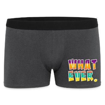 Whatever - Men's Boxer Shorts - charcoal grey - Front