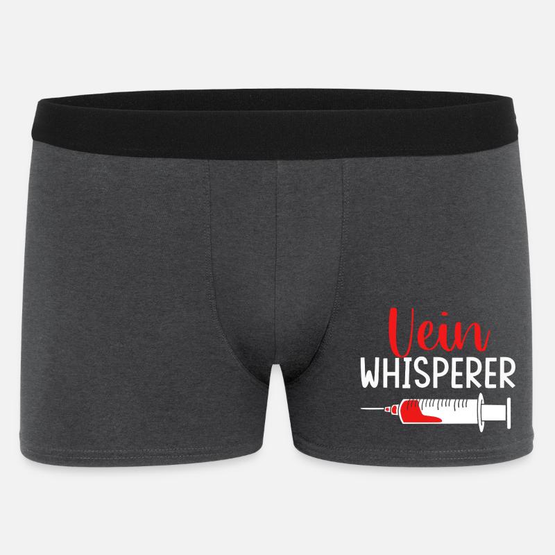 Blutspender Blut Blutspende - Männer Boxer Shorts - Anthrazit