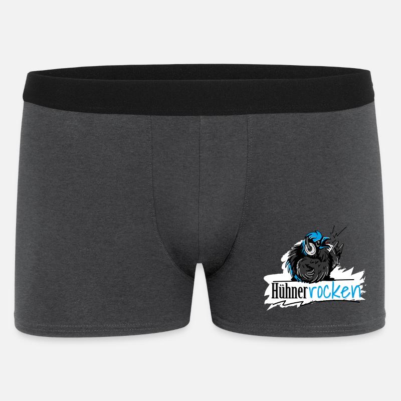 Hühner Rocken - Männer Boxer Shorts - Anthrazit