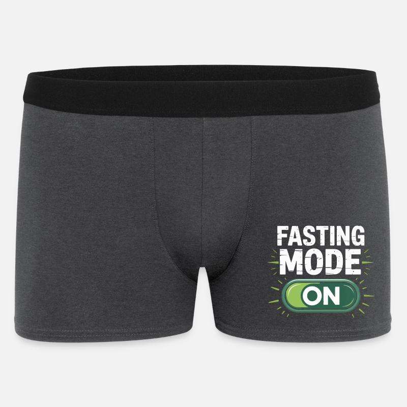 Fastenmodus Einschalten – Design - Männer Boxer Shorts - Anthrazit