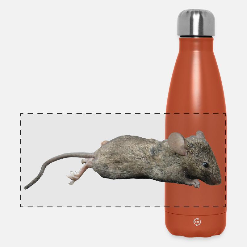 Maus - Panorama Isolierflasche 500 ml - Terra