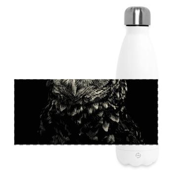Chouette - Gourde isotherme panoramique 500 ml - blanc - Devant