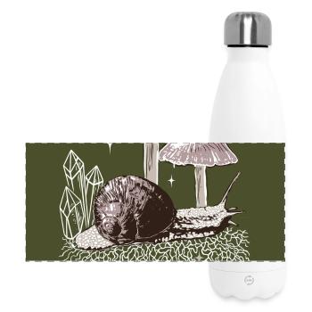 Funghi Vineyard Lumaca Lumaca Cristalli - Borraccia termica panoramica 500 ml - bianco - Fronte