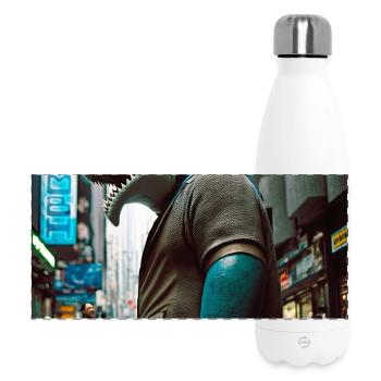 Anthropomorphic 04 - Panoramic Thermal Bottle 500 ml - white - Front