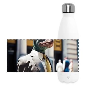 Anthropomorphic 05 - Panoramic Thermal Bottle 500 ml - white - Front