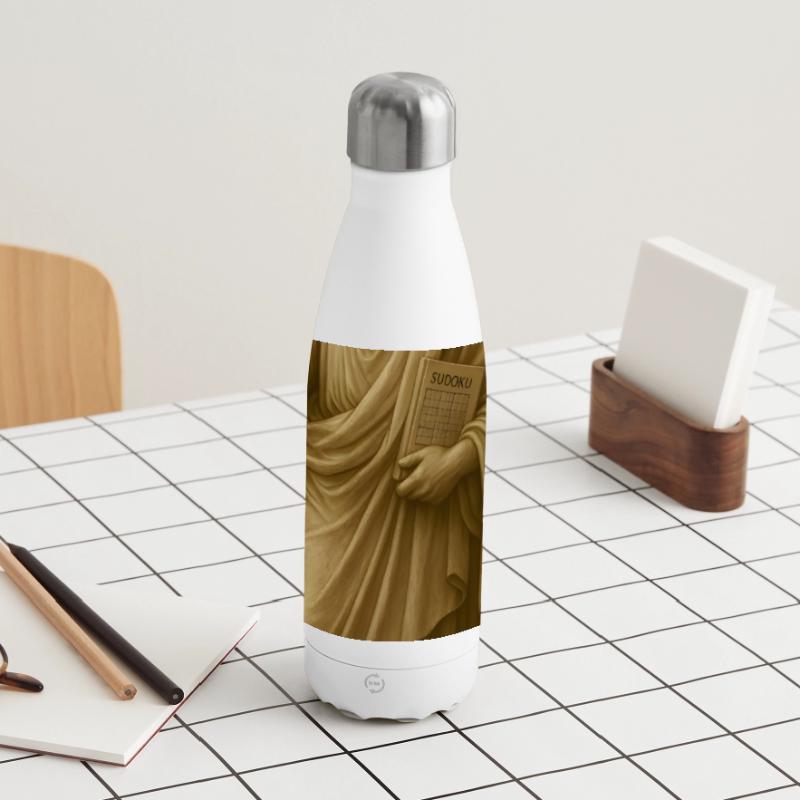 Philosophe baroque avec perche à selfie Gourde isotherme panoramique 500 ml
