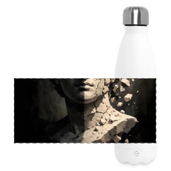 Lügen zerbrechen im Licht - Panorama Isolierflasche 500 ml - Weiß - Vorne