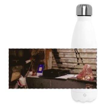 Graffiti du marché de la rue Coconut - Gourde isotherme panoramique 500 ml - blanc - Devant