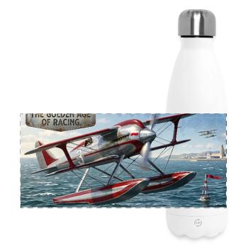 The Golden Age of Air Racing - Panorama Isolierflasche 500 ml - Weiß - Vorne