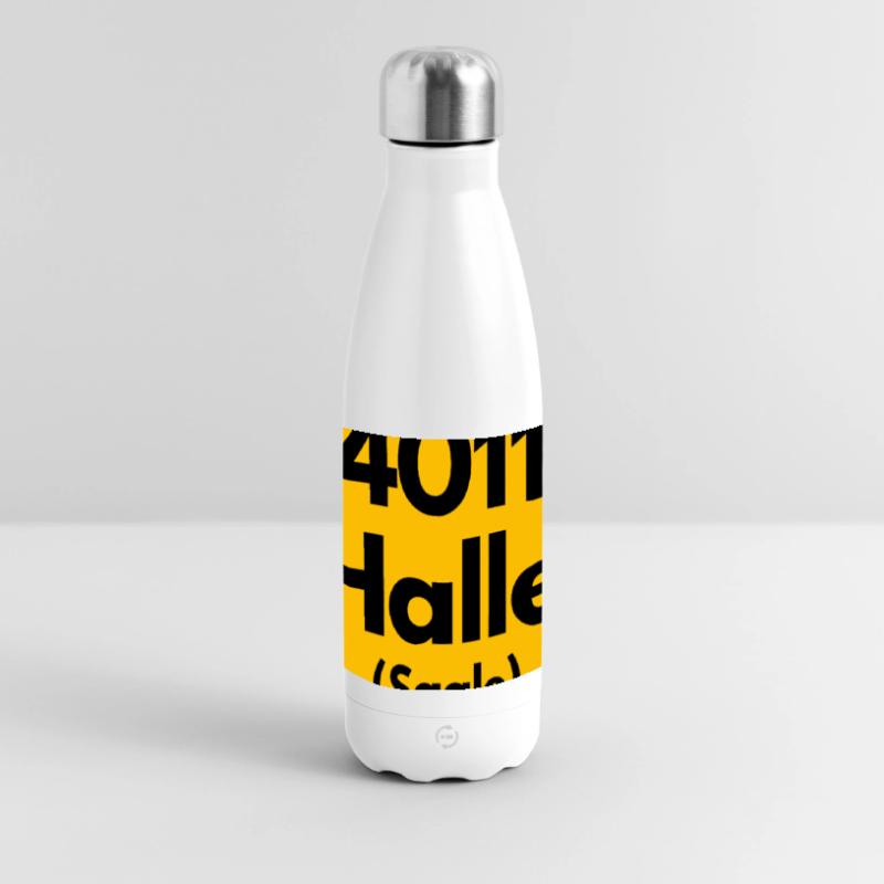 OLD POSTCODE POSTCODE RETRO 4011 HALLE (SAAALE) Panoramic Thermal Bottle 500 ml