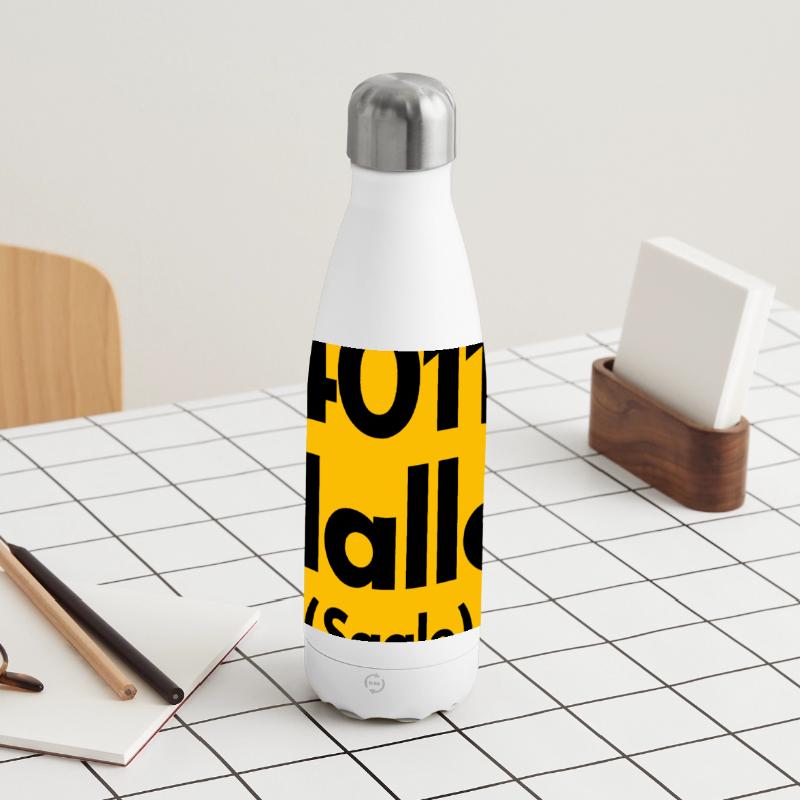 OLD POSTCODE POSTCODE RETRO 4011 HALLE (SAAALE) Panoramic Thermal Bottle 500 ml