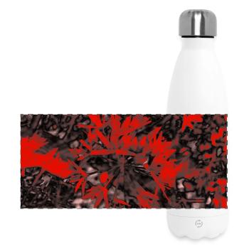 Crimson Branches in Noir Bloom - Panorama Isolierflasche 500 ml - Weiß - Vorne