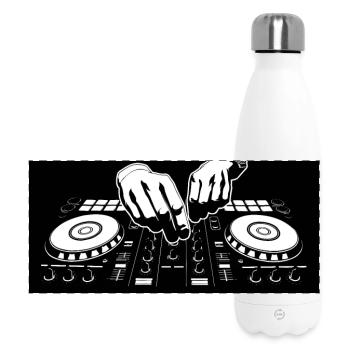 DJ Gesichtsmaske - Panorama Isolierflasche 500 ml - Weiß - Vorne
