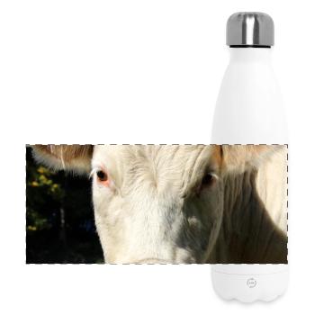 Cow Poster - Panoramic Thermal Bottle 500 ml - white - Front