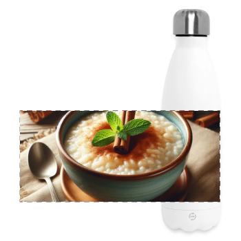 Riz au lait - Gourde isotherme panoramique 500 ml - blanc - Devant