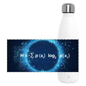Claude-Shannon-Gleichung - Panorama Isolierflasche 500 ml - Weiß - Vorne