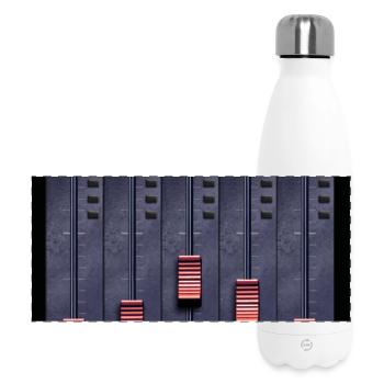 Conception du Fader de l’opérateur Deejay - Gourde isotherme panoramique 500 ml - blanc - Devant