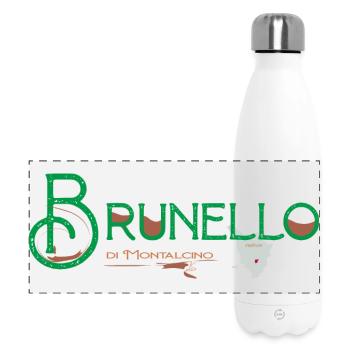 Brunello Reg - Panorama Isolierflasche 500 ml - Weiß - Vorne