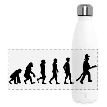 Feuerwehr Evolution - Panorama Isolierflasche 500 ml - Weiß - Vorne
