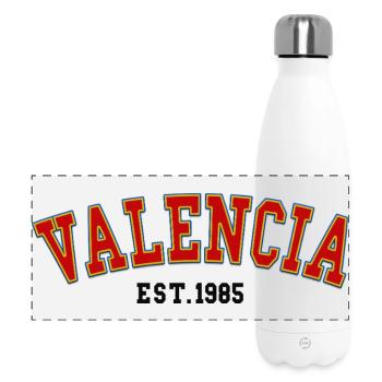 Valencia Est.1985 - Panoramic Thermal Bottle 500 ml - white - Front
