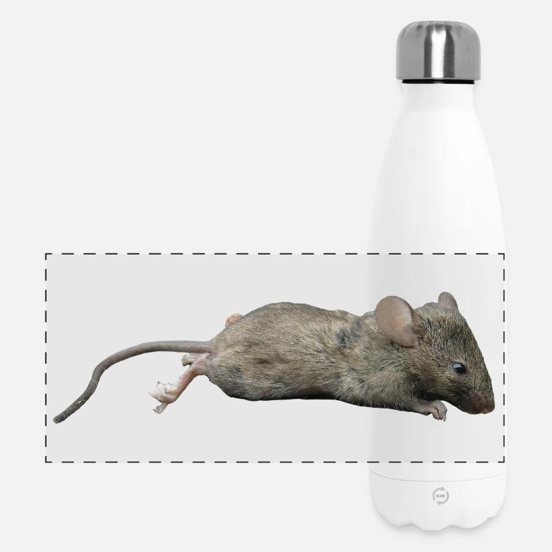Mouse - Panoramic Thermal Bottle 500 ml - white
