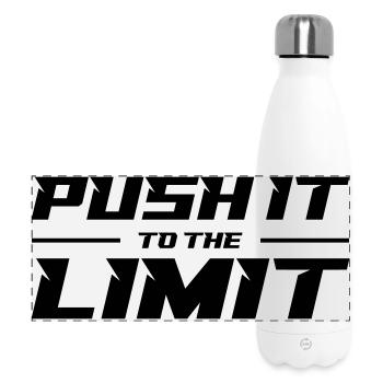 Push It To The Limit - Panorama Isolierflasche 500 ml - Weiß - Vorne